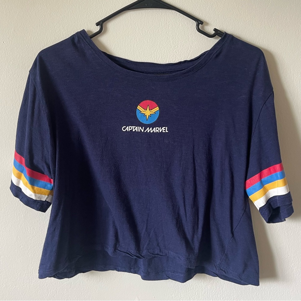 Captain Marvel Crop Top | Medium
